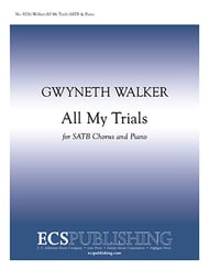 All My Trials SATB choral sheet music cover Thumbnail